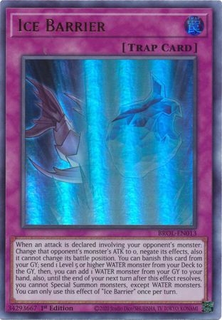 Ice Barrier - BROL-EN013 - Ultra Rare 1st Edition