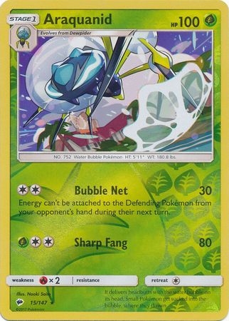 Araquanid - 15/147 - Rare Reverse Holo