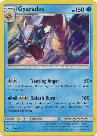 Gyarados - 33/147 - Holo Rare