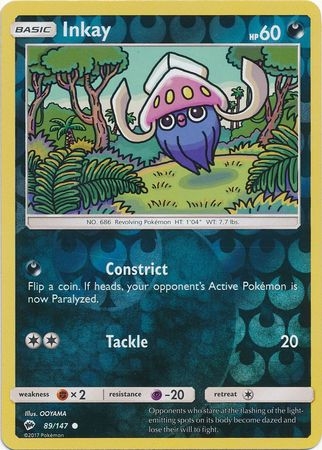 Inkay - 89/147 - Common Reverse Holo