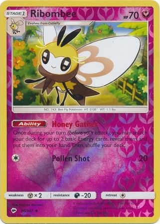 Ribombee - 96/147 - Uncommon Reverse Holo