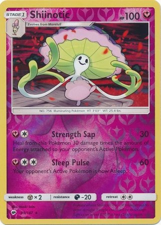 Shiinotic - 98/147 - Rare Reverse Holo