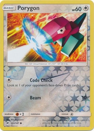 Porygon - 103/147 - Common Reverse Holo