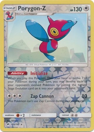 Porygon-Z - 105/147 - Holo Rare Reverse Holo