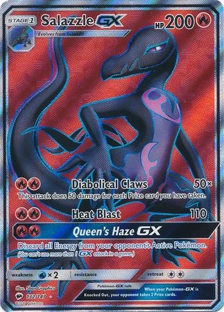 Salazzle GX - 132/147 - Full Art Ultra Rare