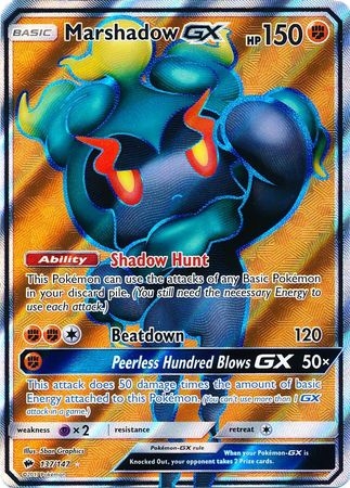 Marshadow GX - 137/147 - Full Art Ultra Rare