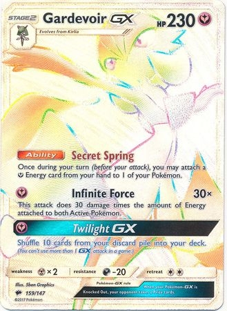 Gardevoir GX - 159/147 - Hyper Rare