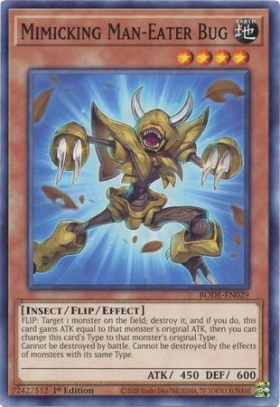 Mimicking Man-Eater Bug - BODE-EN029 - Common 1st Edition