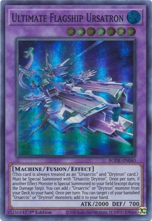 Ultimate Flagship Ursatron - BODE-EN040 - Super Rare 1st Edition