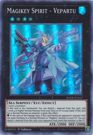 Magikey Spirit - Vepartu - BODE-EN047 - Super Rare 1st Edition