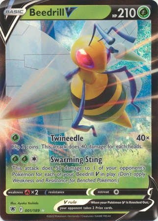 Beedrill V - 001/189 - Ultra Rare