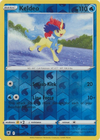 Keldeo - 045/189 - Holo Rare Reverse Holo