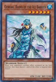 General Raiho of the Ice Barrier HAC1-EN046 Duel Terminal Common Parallel 1st Edition