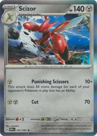 Scizor - 141/197 - Holo Rare