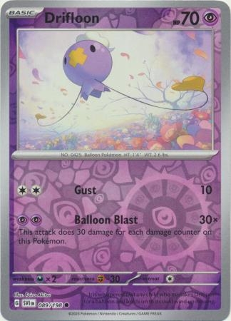 Drifloon - 089/198 - Common Reverse Holo