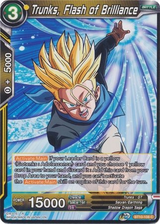 Trunks, Flash of Brilliance - BT10-108 - Common