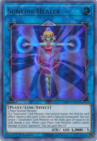 Sunvine Healer - GFTP-EN023 - Ultra Rare 1st Edition