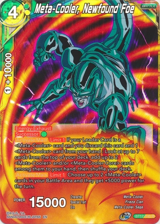 Meta-Cooler, Newfound Foe - BT17-140 - Rare Foil