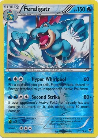 Feraligatr - 17/119 - Holo Rare Reverse Holo