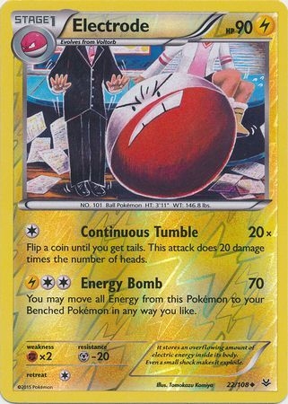 Electrode - 22/108 - Uncommon Reverse Holo