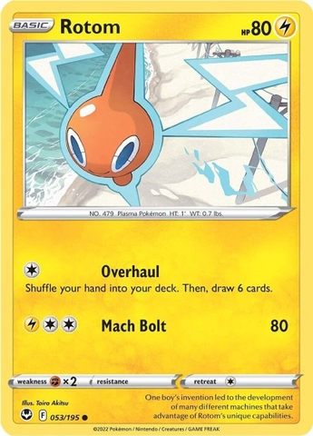 Rotom - 053/195 - Common Reverse Holo