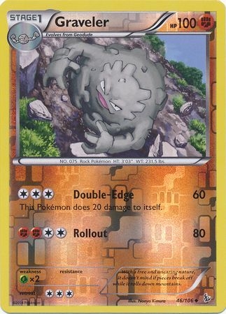 Graveler - 46/106 - Uncommon Reverse Holo