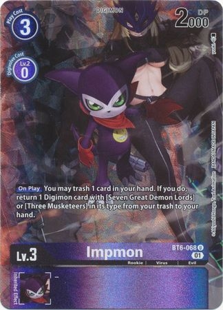 Impmon (Alternate Art) - BT6-068 - Uncommon