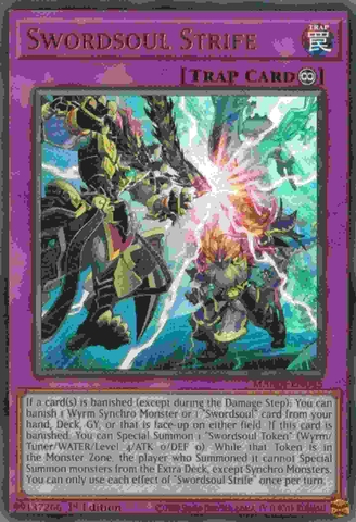 Swordsoul Strife - MAMA-EN045 - Ultra Rare 1st Edition