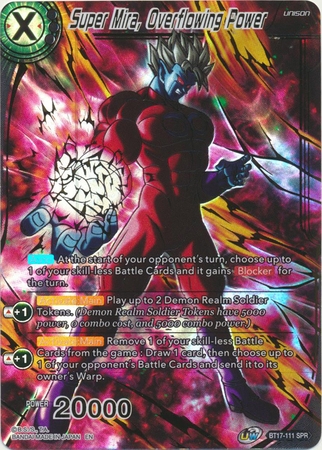 Super Mira, Overflowing Power (SPR) - BT17-111 - Special Rare