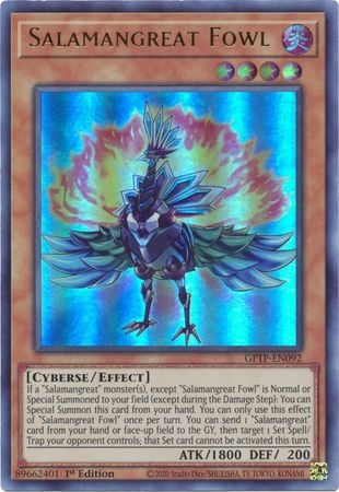 Salamangreat Fowl - GFTP-EN092 - Ultra Rare 1st Edition