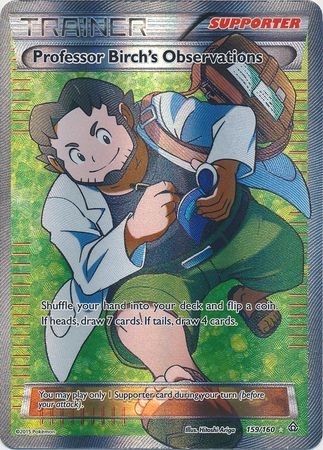 Professor Birch's Observations - 159/160 - Full Art Ultra Rare