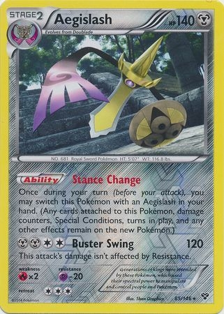 Aegislash - 85/146 - Rare Reverse Holo