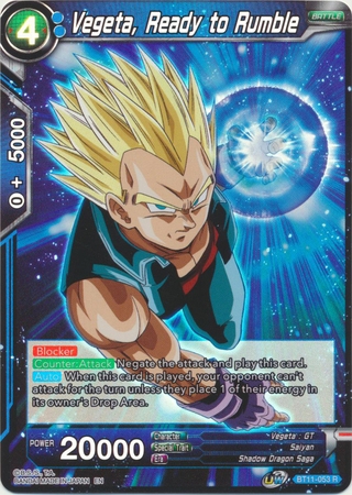 Vegeta, Ready to Rumble - BT11-053 - Foil Rare