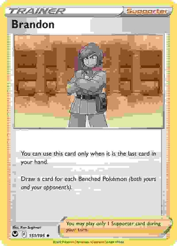 Brandon - 151/195 - Uncommon Reverse Holo