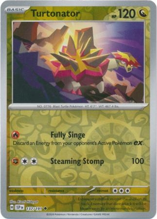 Turtonator - 137/191 - Uncommon Reverse Holo