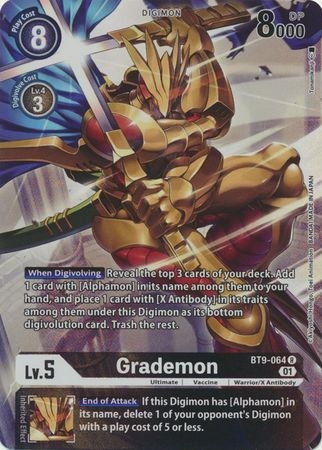 Grademon (Alternate Art) - BT9-064 R - Rare