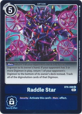 Raddle Star - BT6-098 - Rare