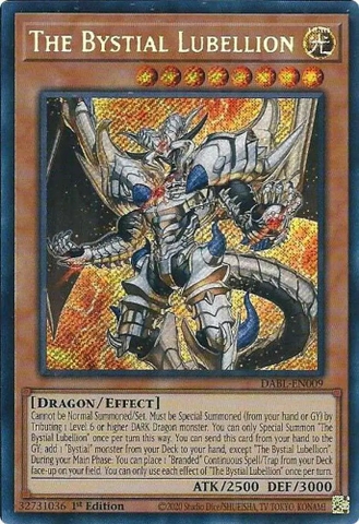 The Bystial Lubellion - DABL-EN009 - Secret Rare 1st Edition