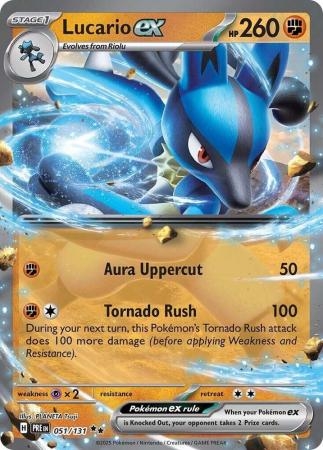 Lucario ex - 051/131 - Ultra Rare