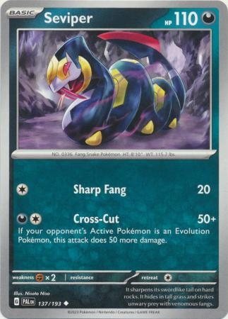 Seviper - 137/193 - Uncommon