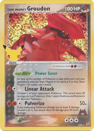 Team Magma's Groudon - 9/95 - Holo Rare (Classic Collection)