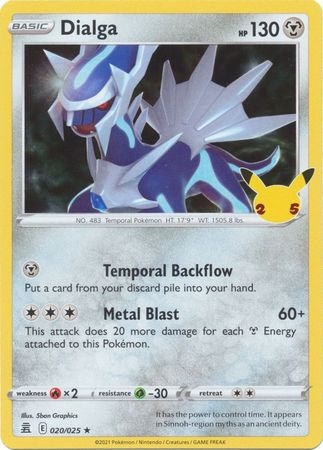 Dialga - 20/25 - Holo Rare