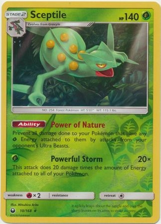 Sceptile - 10/168 - Rare Reverse Holo