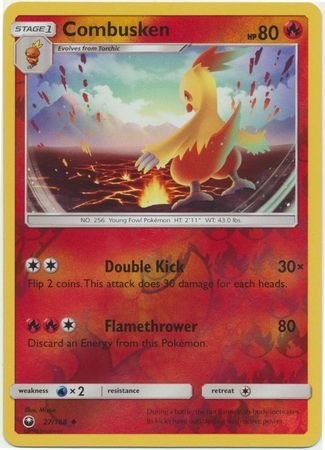 Combusken - 27/168 - Uncommon Reverse Holo