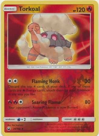 Torkoal - 29/168 - Uncommon Reverse Holo