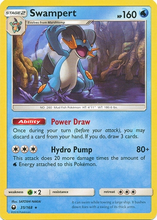 Swampert - 35/168 - Rare