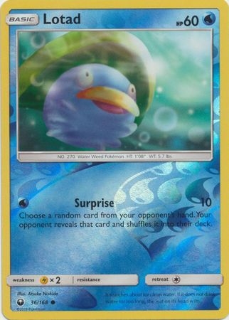 Lotad - 36/168 - Common Reverse Holo