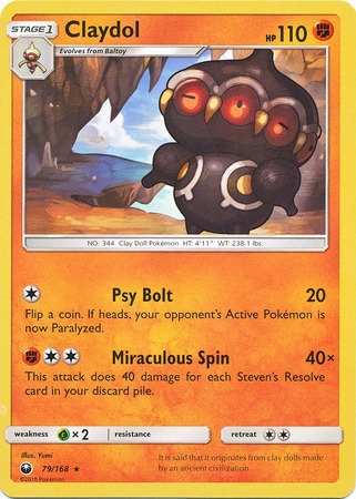 Claydol - 79/168 - Rare