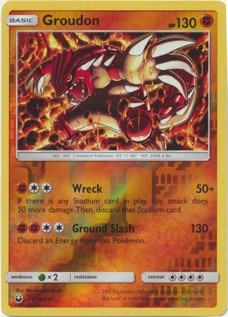 Groudon - 81/168 - Holo Rare Reverse Holo