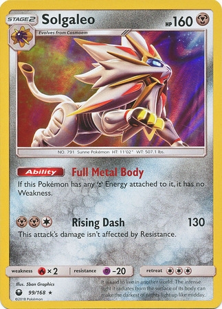 Solgaleo - 99/168 - Holo Rare